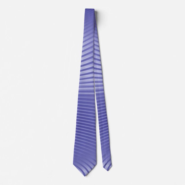 Periwinkle Blue Waves Neck Tie (Front)