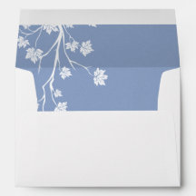 Periwinkle Botanical Branches and Leaves