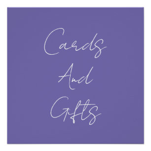 Periwinkle Bridal Shower Baby Shower Wedding 2024 Poster