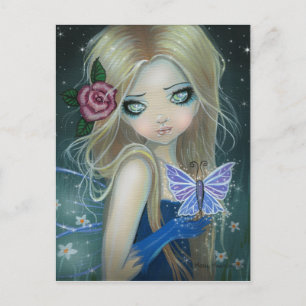 Periwinkle Butterfly Fairy Postcard