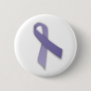 Periwinkle Cancer and Political Statement Ribbon 6 Cm Round Badge