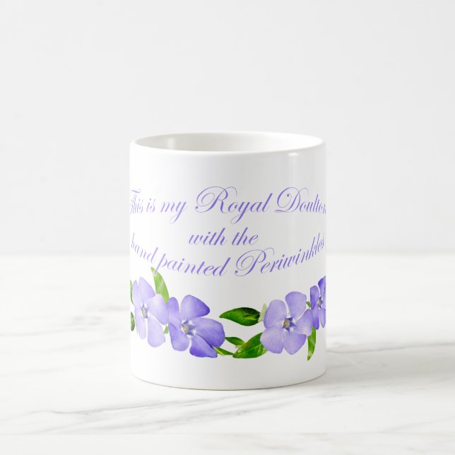 Periwinkle  coffee mug (Center)