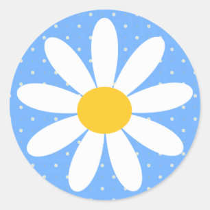 Periwinkle Daisy Sticker