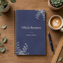 Periwinkle Eucalyptus Custom Name and Subject