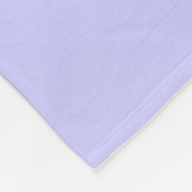 Periwinkle Fleece Blanket (Corner)
