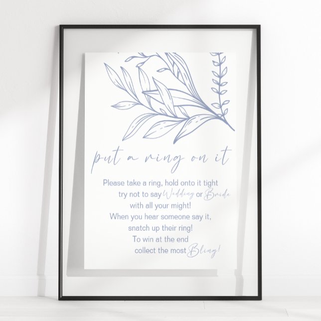 Periwinkle Flowers Put A Ring On It Game Poster (Creator Uploaded)