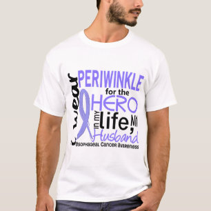 Periwinkle For Hero 2 Husband Oesophageal Cancer T-Shirt