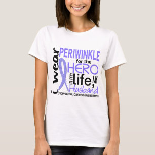 Periwinkle For Hero 2 Husband Oesophageal Cancer T-Shirt