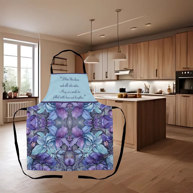 Periwinkle Garden Customisable Apron (Creator Uploaded)