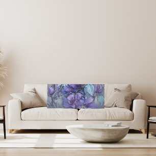 Periwinkle Garden Fleece Blanket
