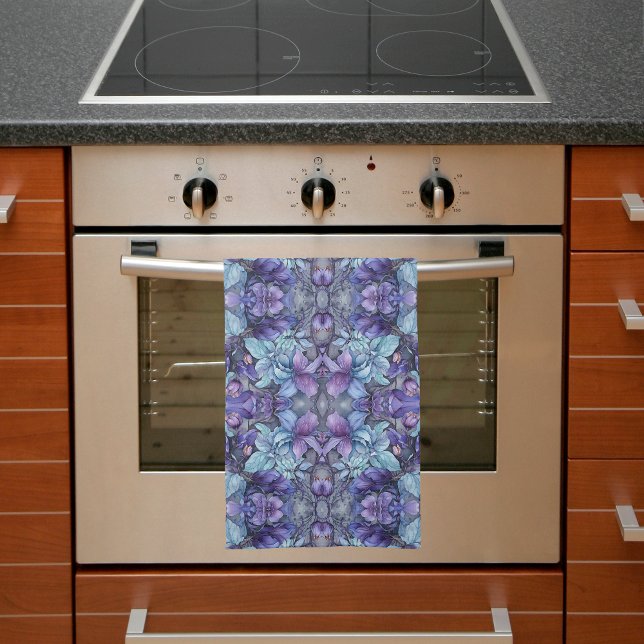 Periwinkle Garden Tea Towel (Creator Uploaded)