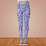 Periwinkle Giraffe Print  Leggings<br><div class="desc">Periwinkle Giraffe Print</div>