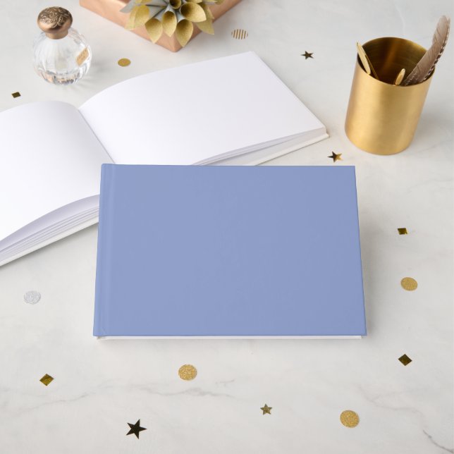 Periwinkle Guest Book (Front Open)