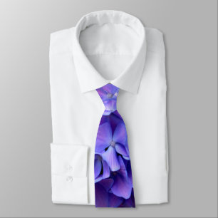 Periwinkle hydrangeas purple flowers blue flowers tie