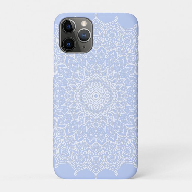 Periwinkle Mandala - Bora in Juniper Berry Case-Mate iPhone Case (Back)