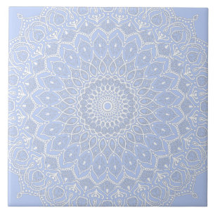 Periwinkle Mandala - Bora in Juniper Berry Tile
