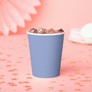 Periwinkle Paper Cups