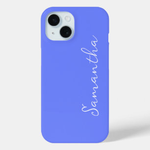 Periwinkle Personalised iPhone 15 Case
