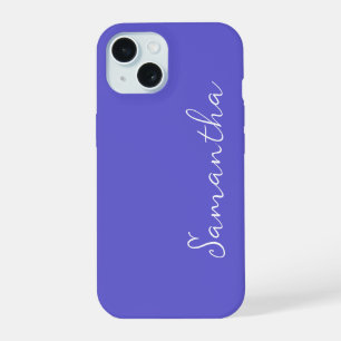 Periwinkle Personalised iPhone 15 Case