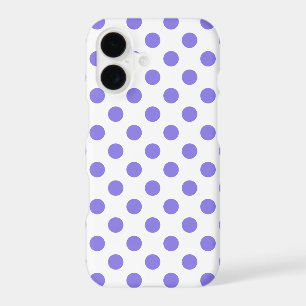 Periwinkle polka dots