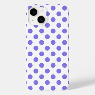 Periwinkle polka dots  Case-Mate iPhone 14 case
