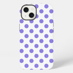 Periwinkle polka dots Case-Mate iPhone case
