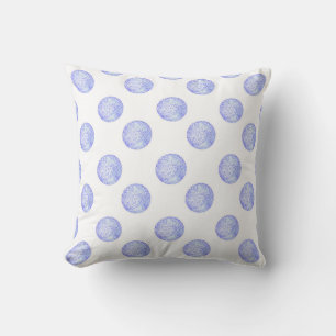 'Periwinkle Polka Dots' Cushion