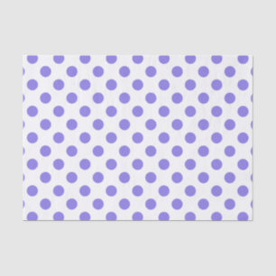 Periwinkle polka dots tissue paper