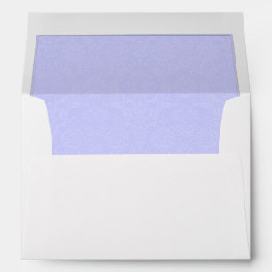 Periwinkle Purple Hint of Damask Wedding Envelopes