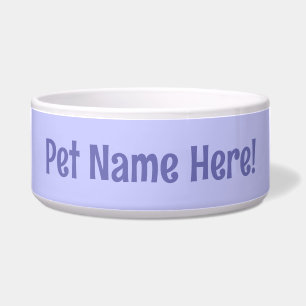 Periwinkle Purple Pet Bowl