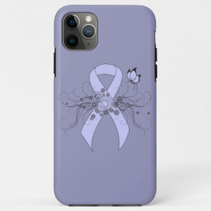 Periwinkle Ribbon with Butterfly iPhone 11 Pro Max Case
