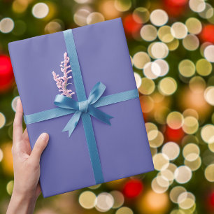 Periwinkle Solid Color  Wrapping Paper