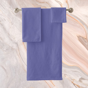 Periwinkle Solid Colour Bath Towel Set