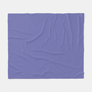 Periwinkle Solid Colour Fleece Blanket
