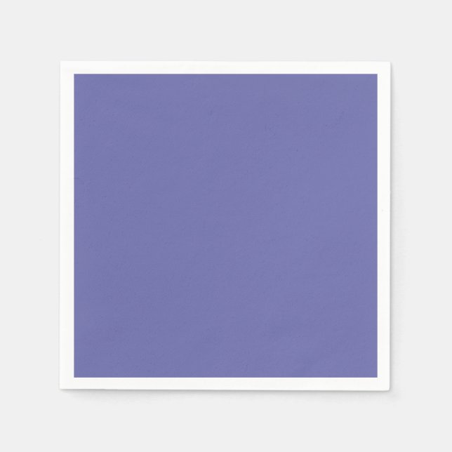 Periwinkle Solid Colour Napkin (Front)