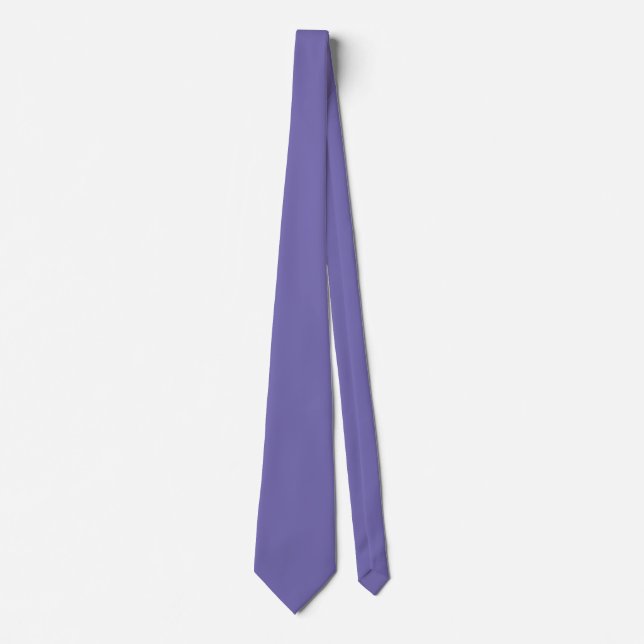 Periwinkle Solid Colour Tie (Front)
