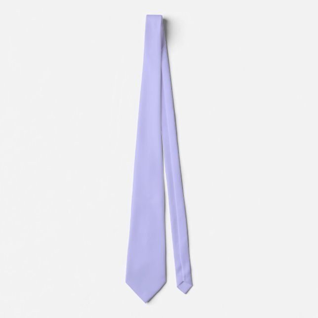 Periwinkle Solid Colour Tie (Front)