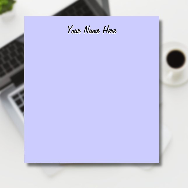 Periwinkle Unique Personalised Teacher Gifts Notepad (Creator Uploaded)