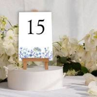 Periwinkle Wildflower Wedding Floral
