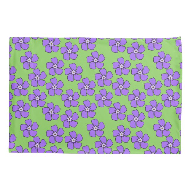 Periwinkles  pillowcase (Back)