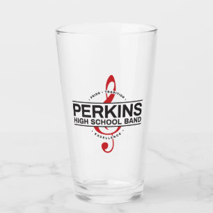 Perkins Band Logo Glass
