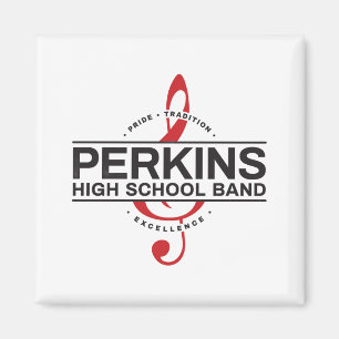 Perkins Band Logo Magnet