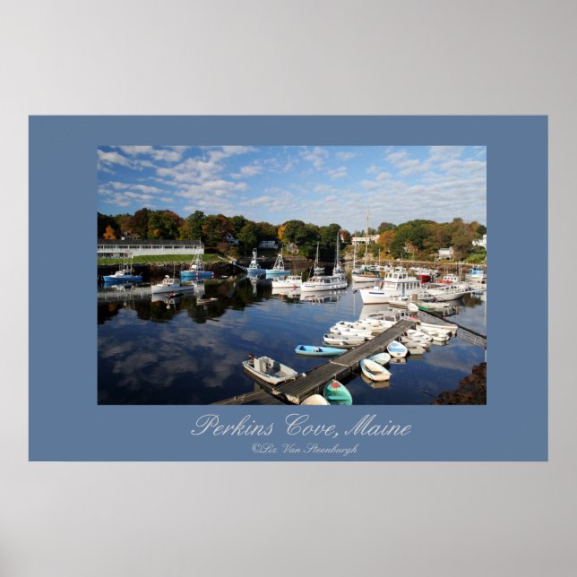 Perkins Cove, Maine Print (Front)