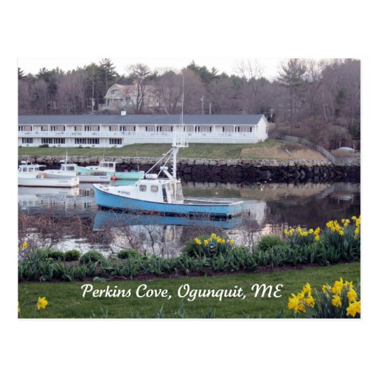Perkins Cove, Ogunquit, Maine Postcard