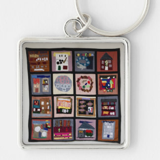Perkins Quilt Keychain