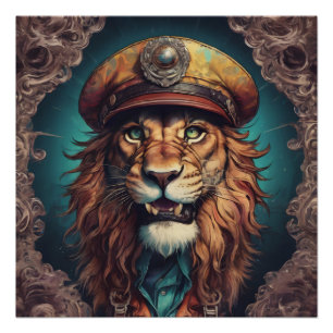 Perkins the Lion Poster