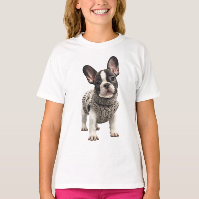 Perky Ears Frenchie Sweater Kids (Front)