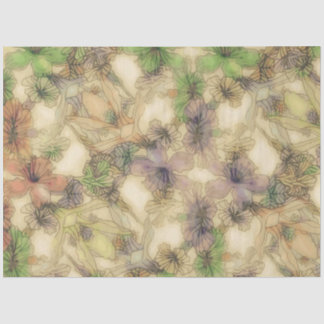 perky floral (I) Tissue Paper