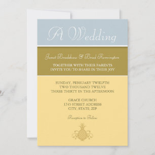 Perky Pineapple Invitation