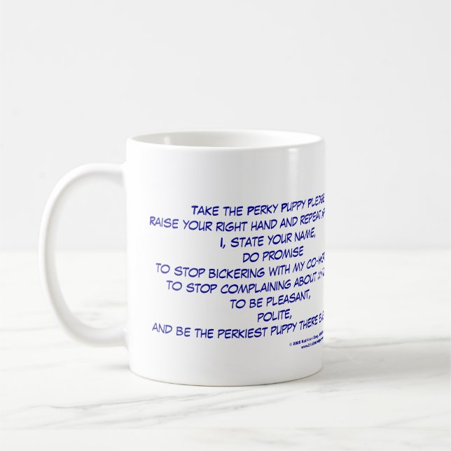 Perky Puppy Mug (Left)